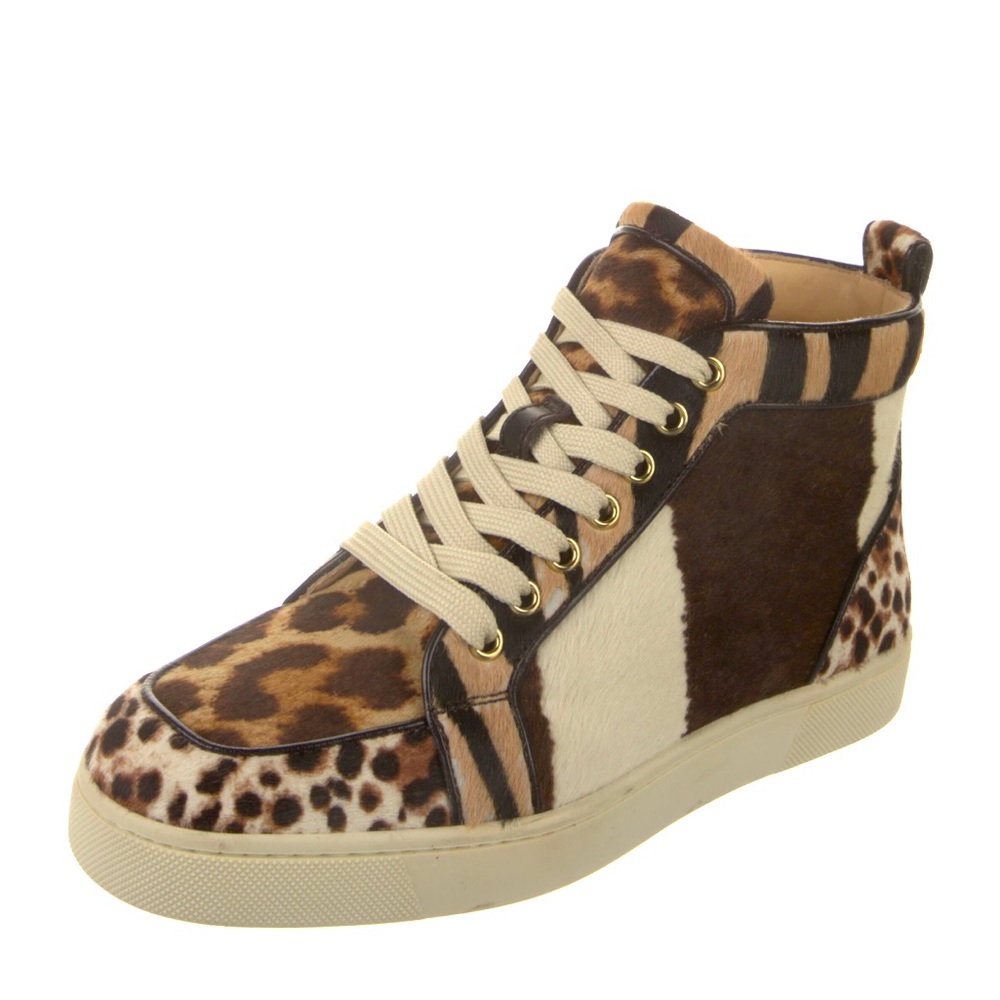 Christian Louboutin sneakers / Animal Print
